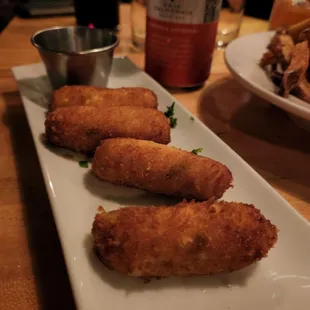 Jalapeno cheese fritters