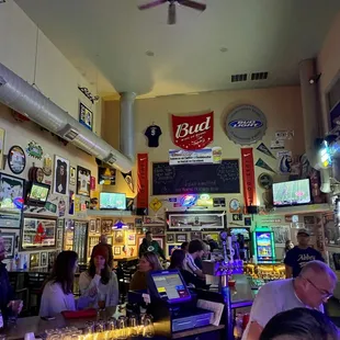 people sitting at the bar
