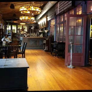 One of the cool dining rooms!
