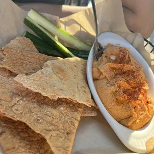 Hummus plate