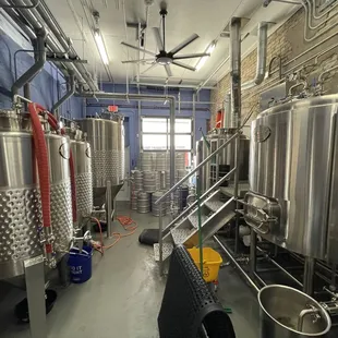 More behind the scenes of the brewery!