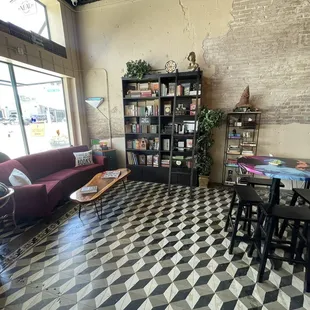 Various book theme areas with The ABL with books to read and even take home to read, then return afterwards!