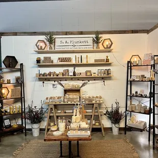 a display of products