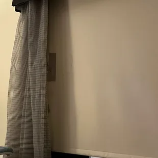 Duck tape blackout blind