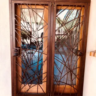 Security Door_bamboo chute design