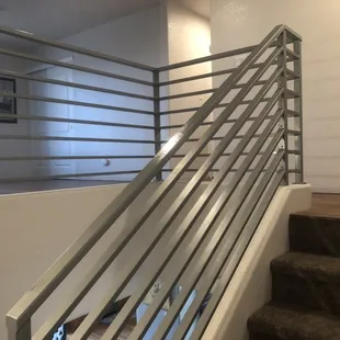 Contemporary stair railing