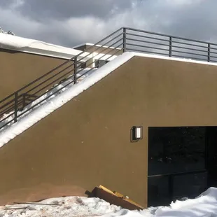 Contemporary Deck railing