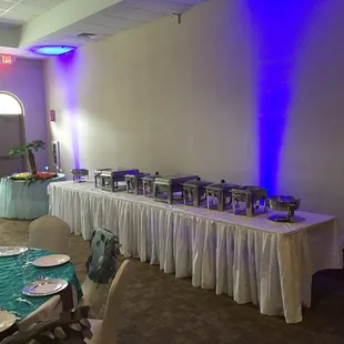 Access to heaters and a warmer as well as a refrigerator