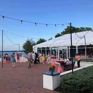 View of lake from patio