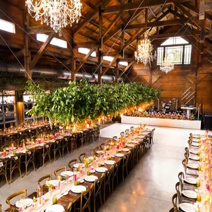 Reception in the Barn at The Addison Grove