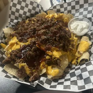 Brisket nachos