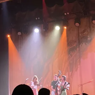Stage is a nice size, high ceiling for sets, which is nice because the lights aren&apos;t pointed at the audience&apos;s faces