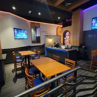 Private Bancroft Bar. Has separate exit door from the rest of the establishment. We removed the tables, except one, to allow for more space