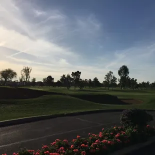 The view from Adobe restaurant patio