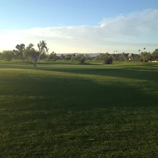 a view of a golf course