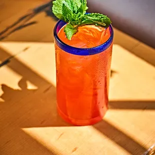 Strawberry agua fresca