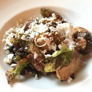 Brussels sprouts were yummy too
