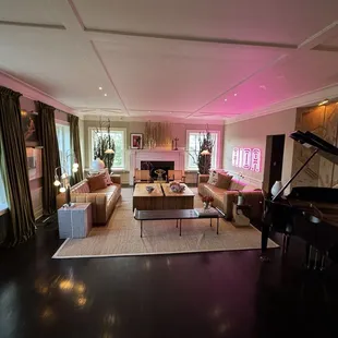 Lobby area was beautiful