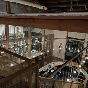 Upper seating area view