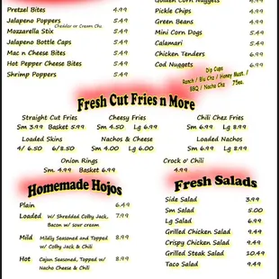 Full Menu