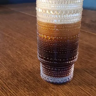 Gingerbread nitrobrew with foam. Beautiful!