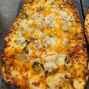 BBQ Chicken Flatbread Pizza~