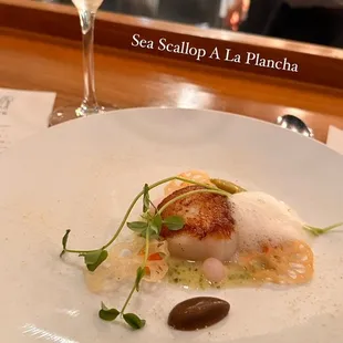 Sea Scallops a La Plancha