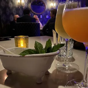 drink, sushi and sashimi