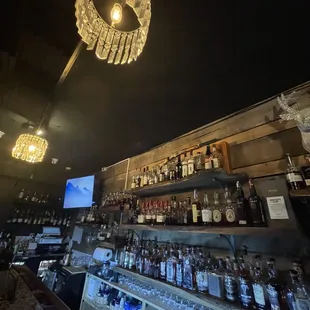 the bar