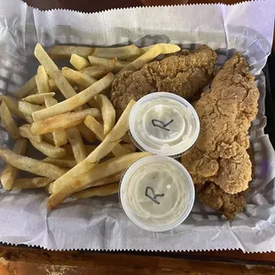 Chicken fingers &amp; fries