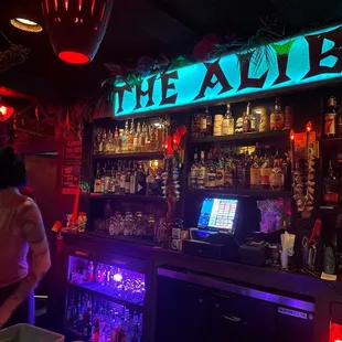 The tiki bar
