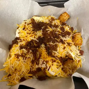 Loaded tater tots