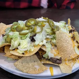 Steak nachos