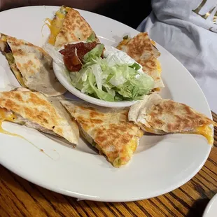 Chicken quesadillas