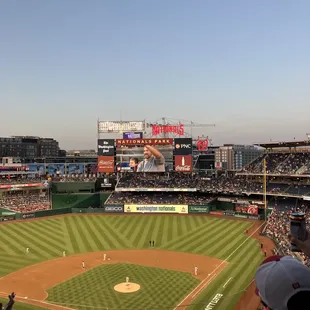  baseball game in progress