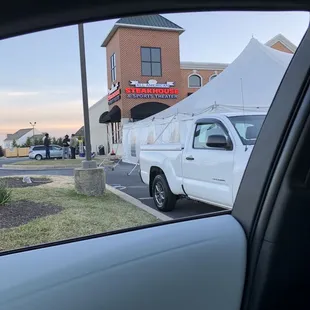 Side view of Building