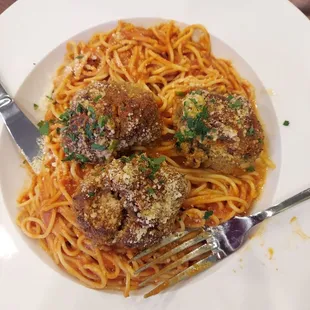 Spaghetti and Meatballs