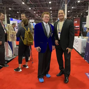 Dr. Robert Goldman, chairman and cofounder of the A4M  (American Academy of anti-aging medicine,) and Dr. Diego Allende.