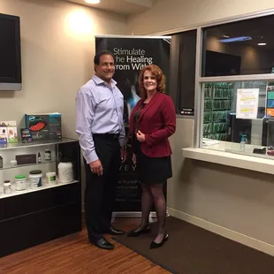 Dr. Allende and I after shooting a local cable TV show where I interview him on health topics. He is a plethora of information.