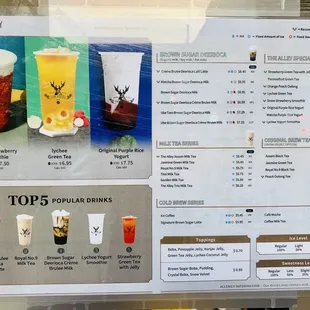 Menu as of 1/2024