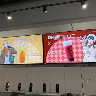 Limited edition SPYxFAMILY menus