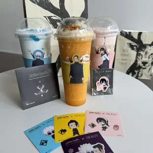 Jujutsu Kaisen colab drinks and merch