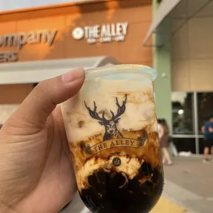 Creme Brulee Deerioca Milk Tea