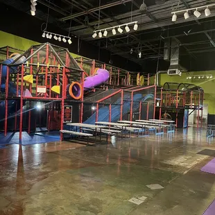 Kids play structure for $10 per child, adults supervising are free.