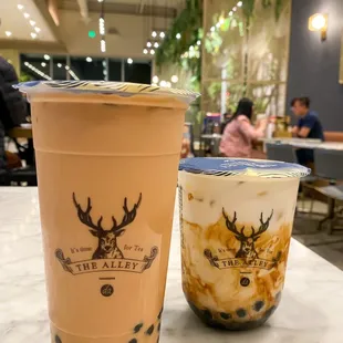 Royal Number 9. Milk Tea and small Brown Sugar Deerioca Milk