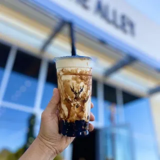 Brown Sugar Creme Brulee Boba Milk