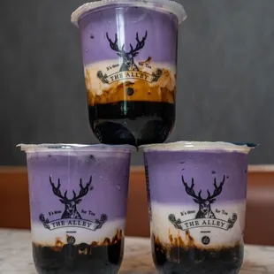 UBE CREME BRULEE BROWN SUGAR DEERIOCA