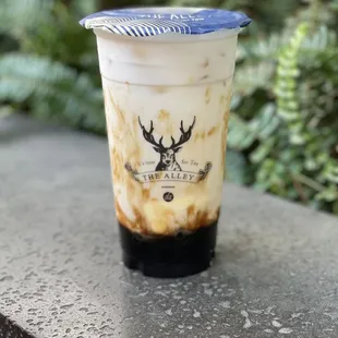 Brown Sugar Creme Brûlée Milk Tea