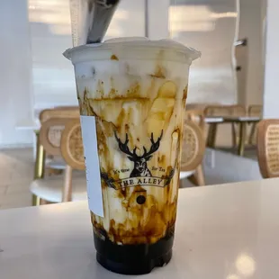 Brown sugar milk tea