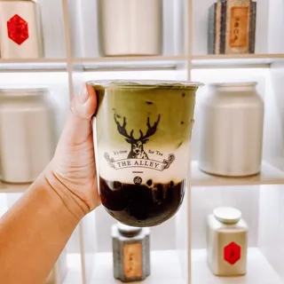 Matcha Brown Sugar Deerioca Milk